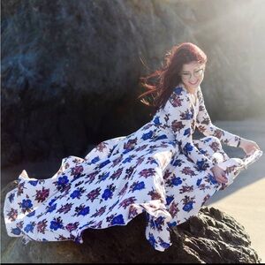 Free People Maxi Floral Dresss